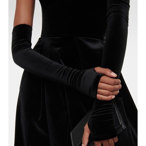 ALEX PERRY Patten Velvet Sweetheart Teacup Glove Dress AU14(US10) - Picture 8 of 12